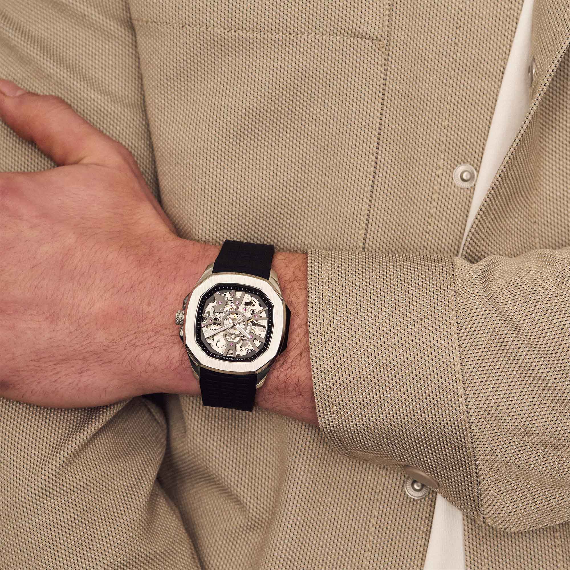 Spectra Pro - Silver/Black Rubber