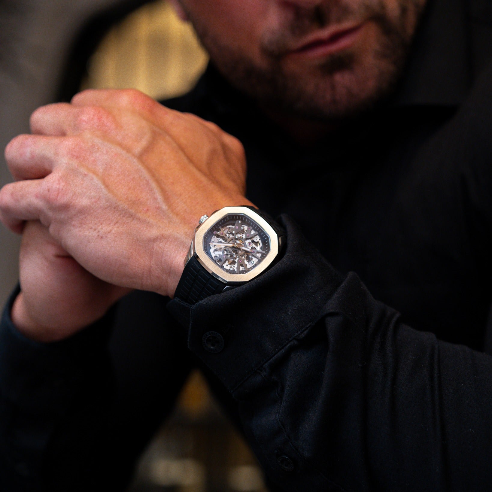 Spectra Pro - Silver/Black Rubber